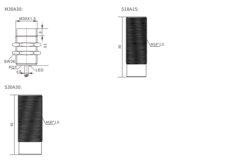 PNP capacitive proximity sensor-1